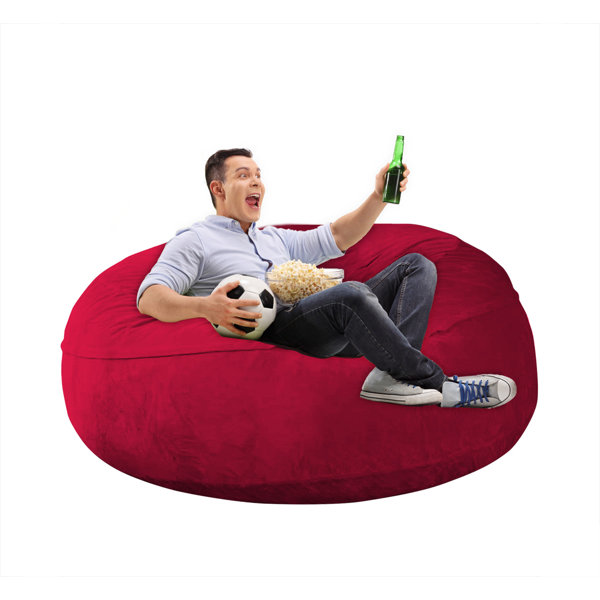 Trule Jumbo Bean Bag Cover Soft And DIY 2Way Zipper For Easy